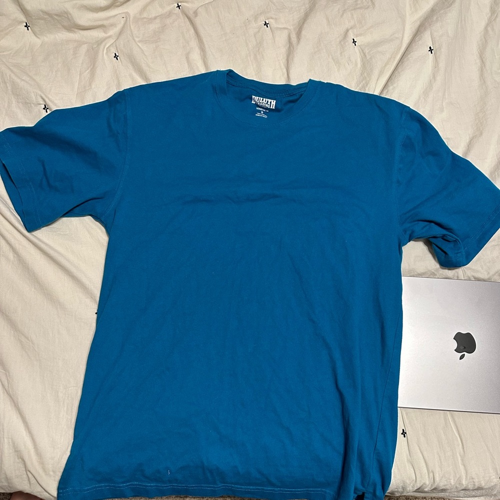 duluth trading co turquoise t-shirt new